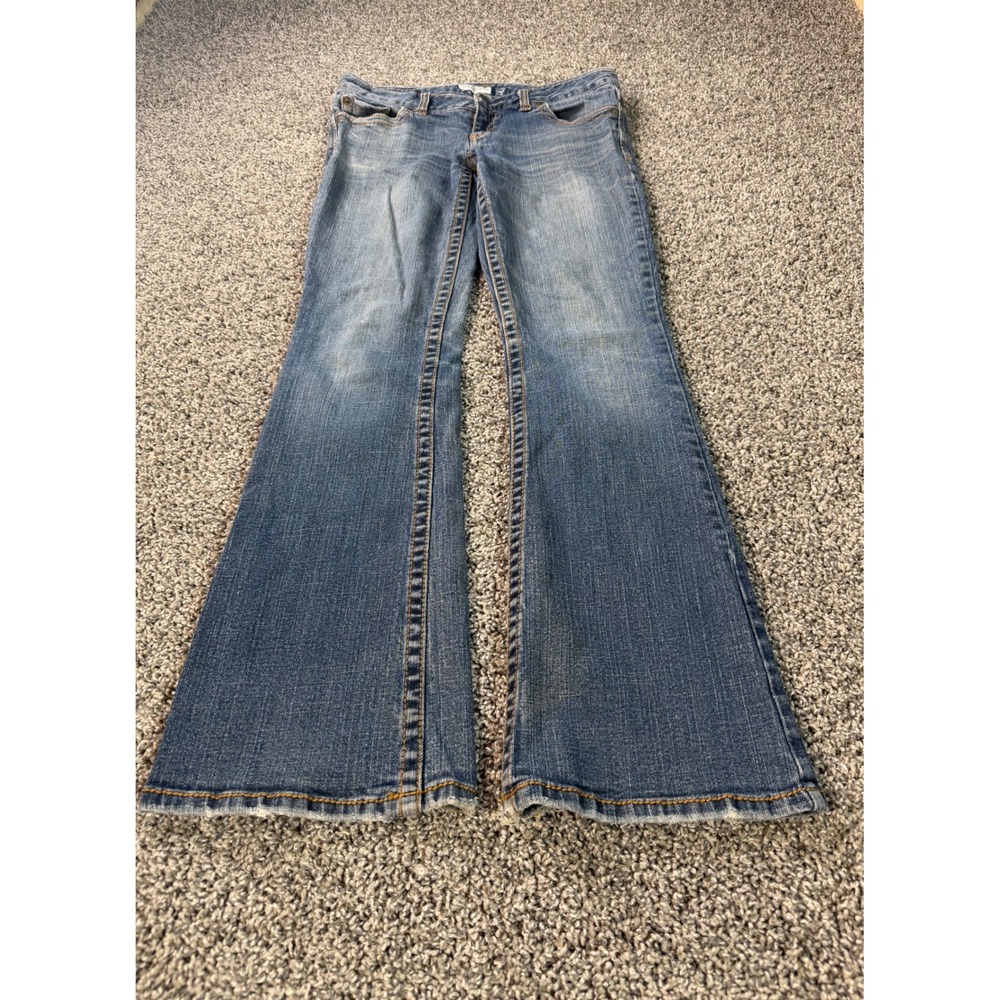 Vintage Y2K Aeropostale Hailey Skinny Flare Jeans Women's Size 10 Blue Baggy